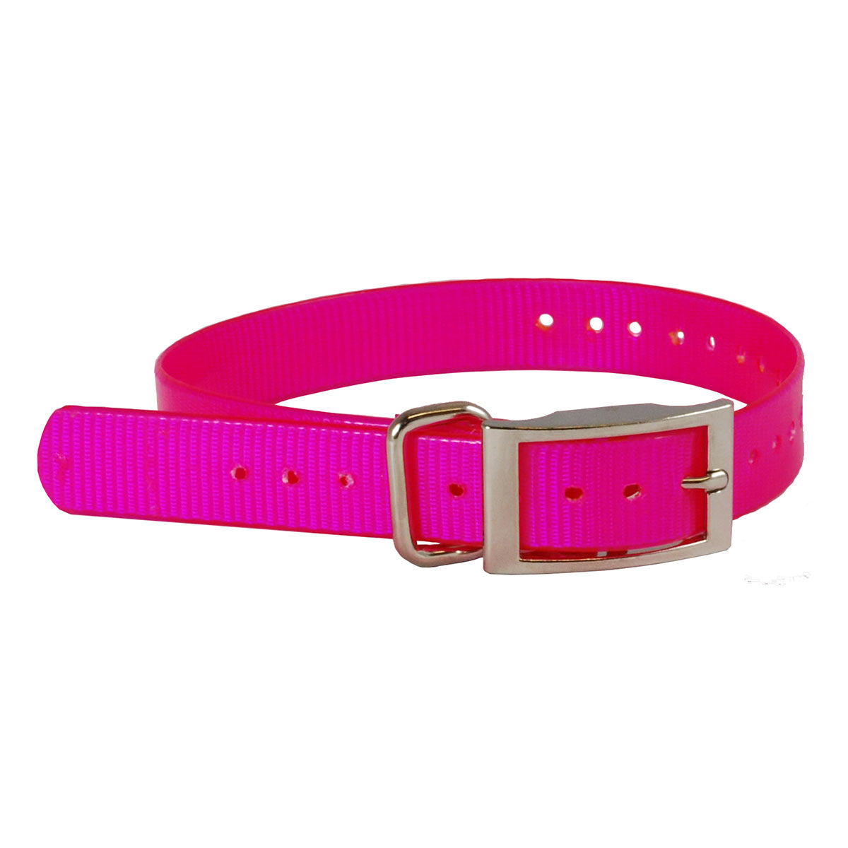 The BuzzardS Roost Collar Strap 1Inch  Pink 1Inch  X 24Inch 