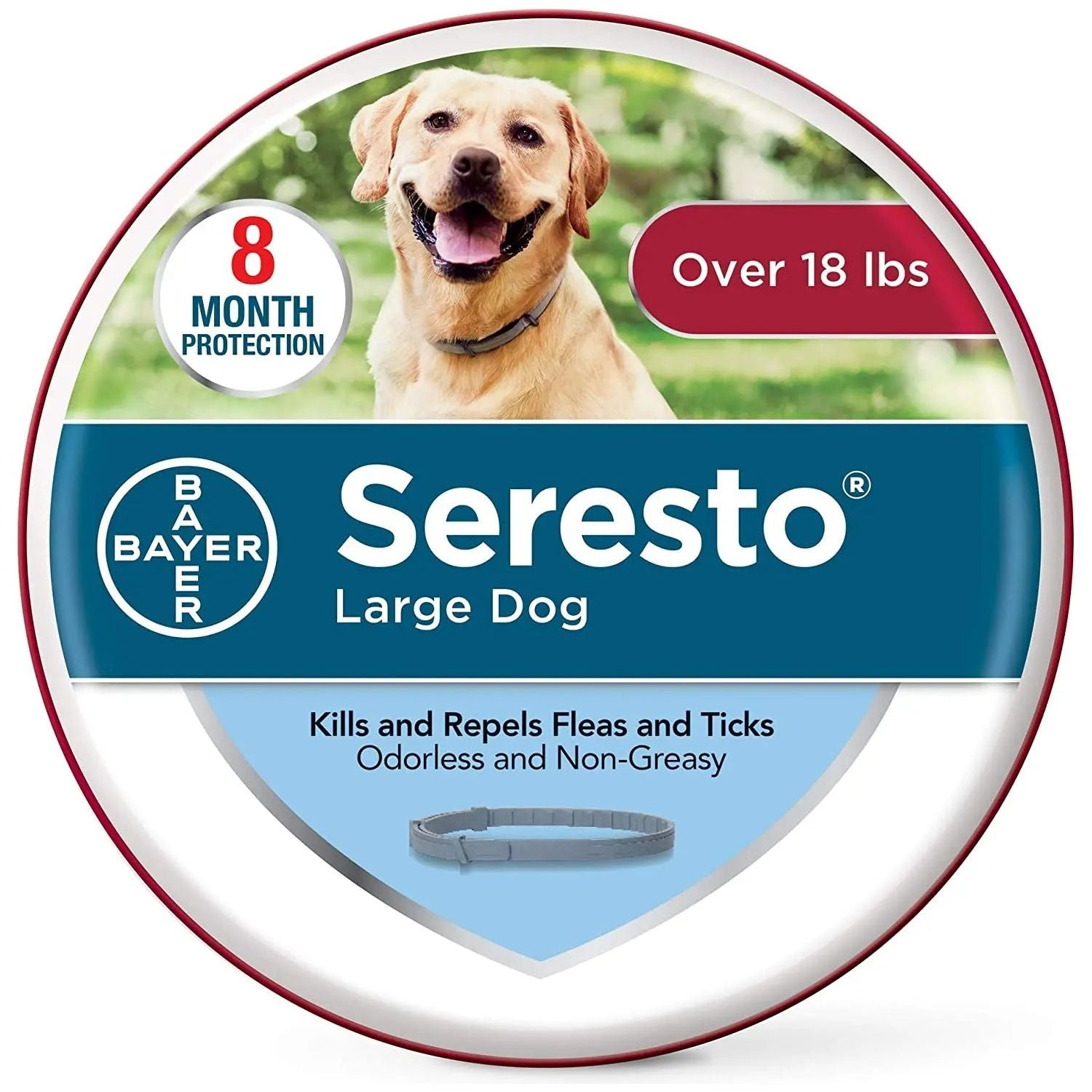 Bayer Seresto Flea & Tick Collar Large Dogs 8 Months Protection