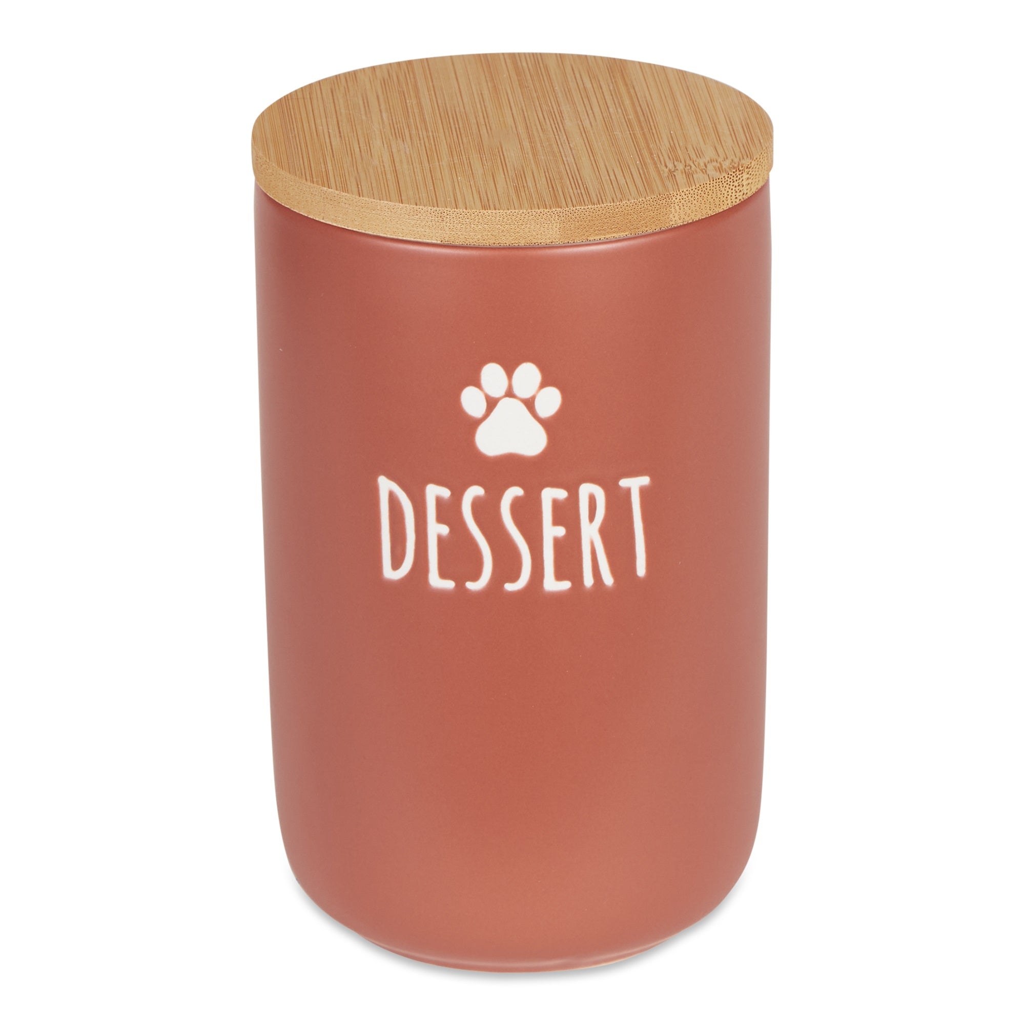 DII Dessert Terra Cotta Ceramic Treat Canister