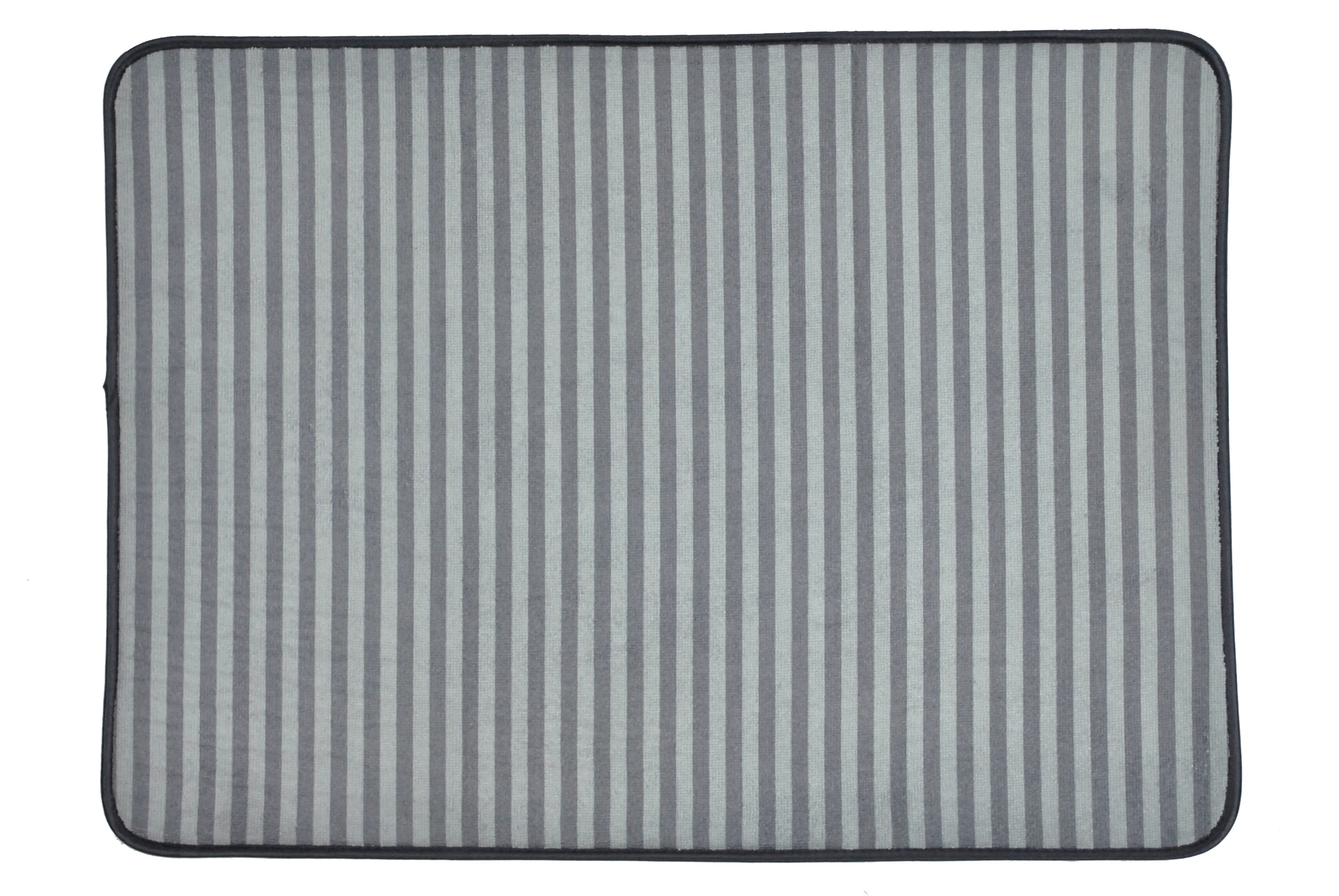 Dii Xlarge Gray Stripe Cage Mat