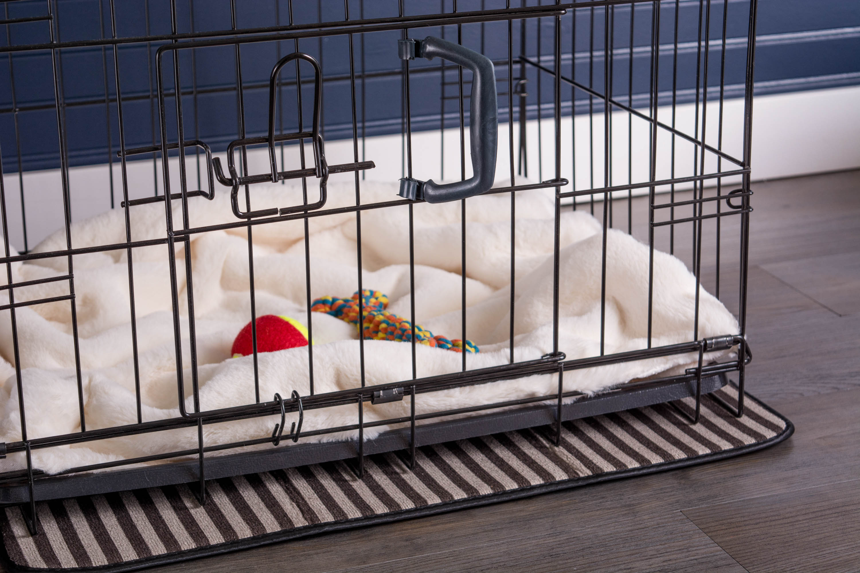 Bone Dry Faux Fur Pet Cage Liner, Xxx-Large - 29 X 48', Brown