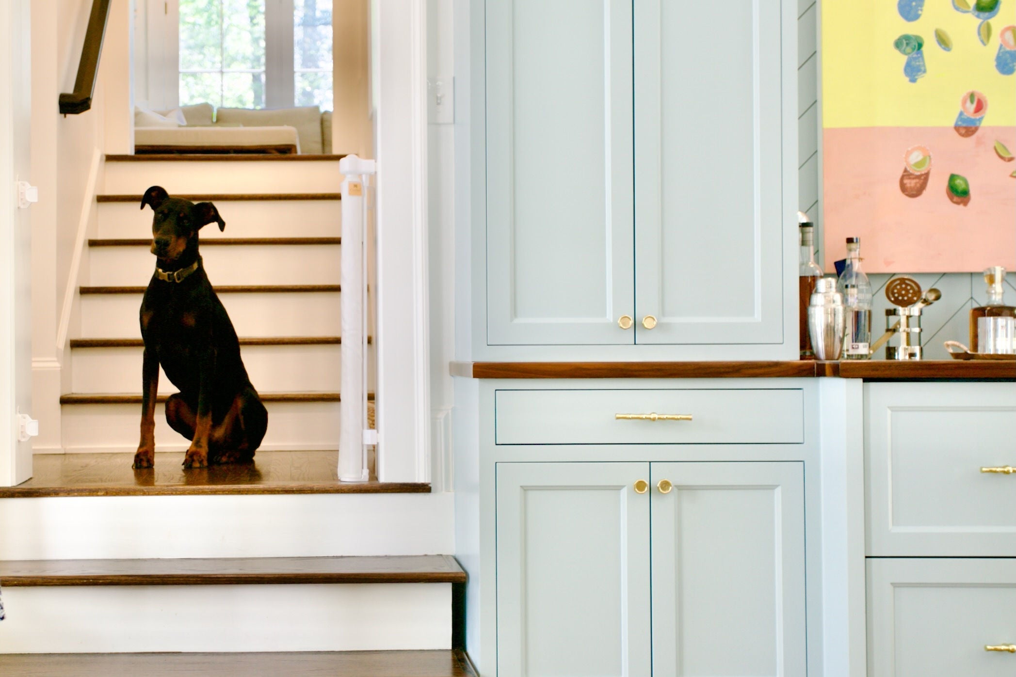 Milliken® Fabric Baby & Pet Safety Gate – Indoor/Outdoor, Durable & Stylish