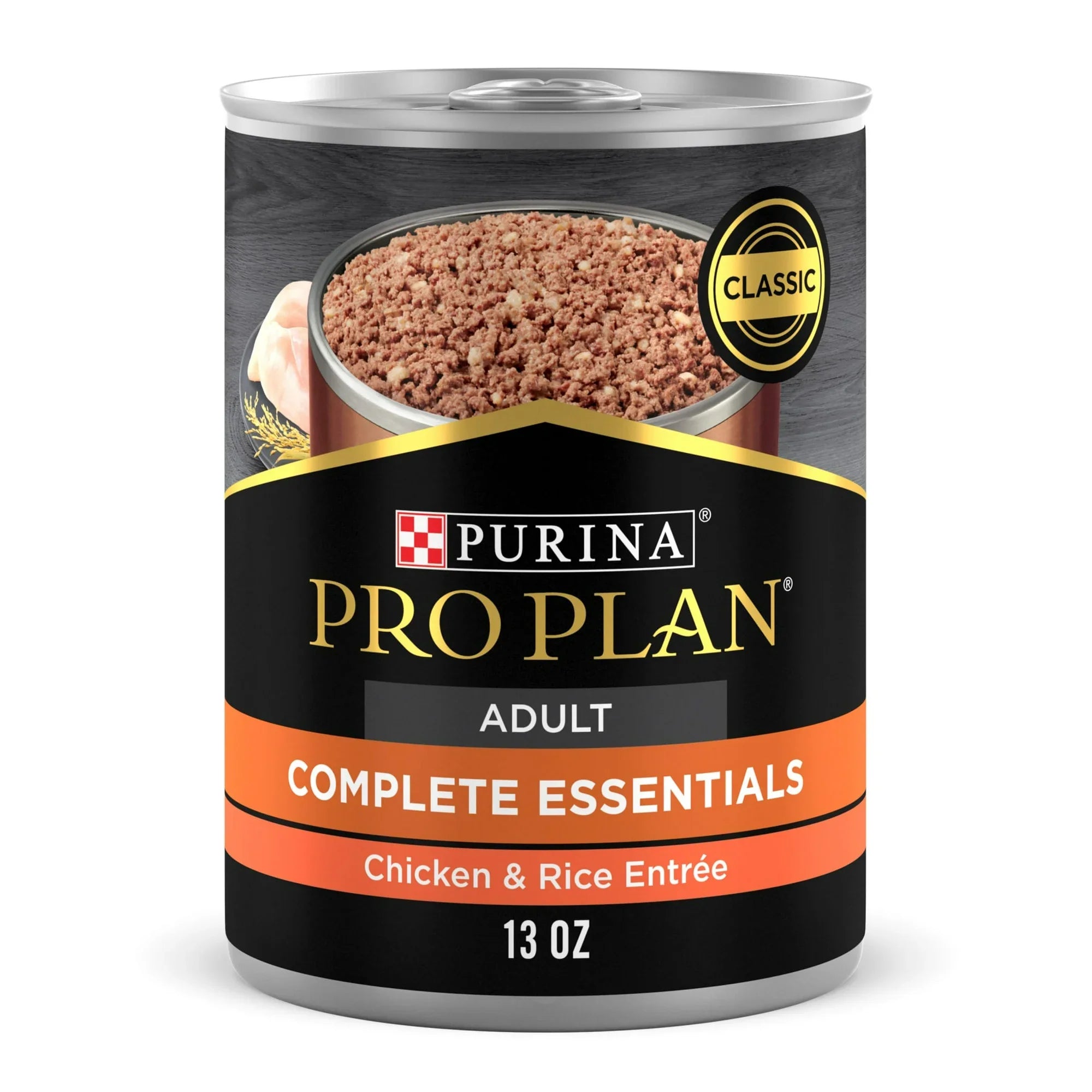 Pro Plan Complete Essentials Adult Chicken & Rice Entrée Classic Wet Dog Food (13oz)