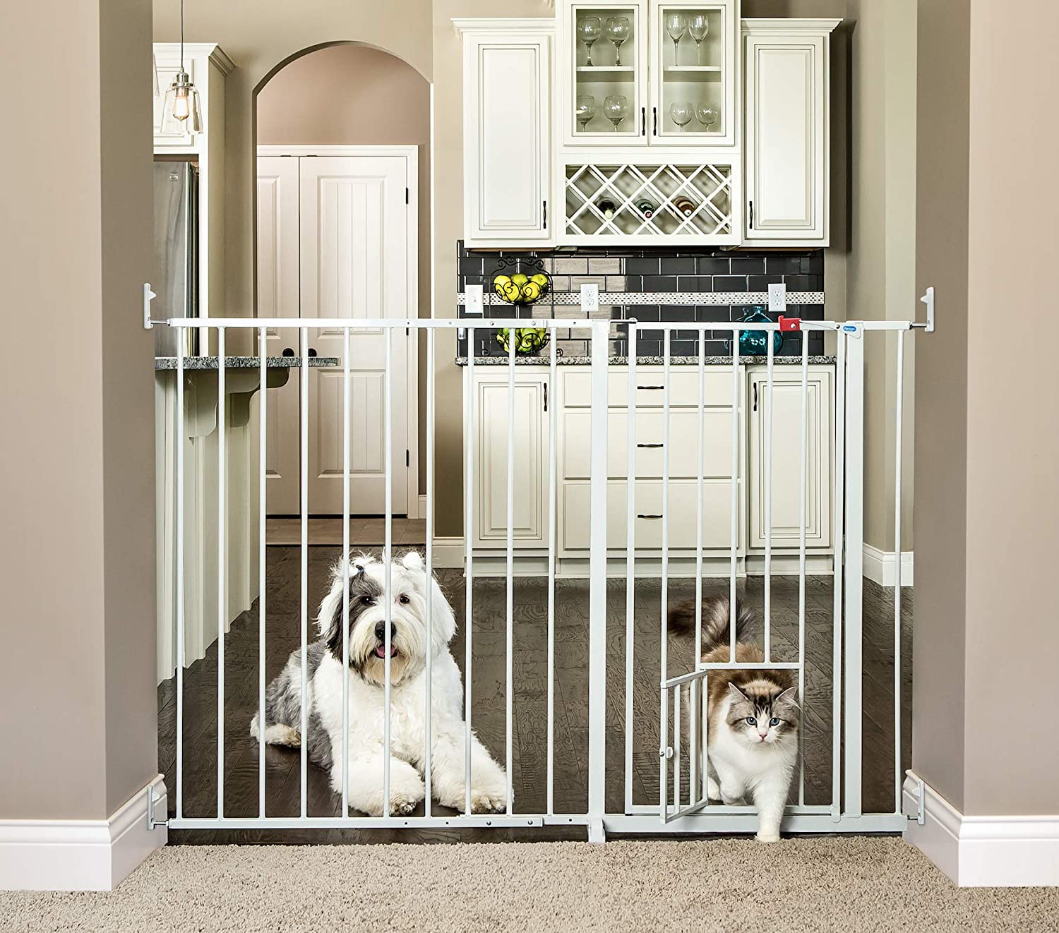 Carlson Maxi Extra Tall Pet Gate, Expands 5158 Inches Wide(Pack Of 2)