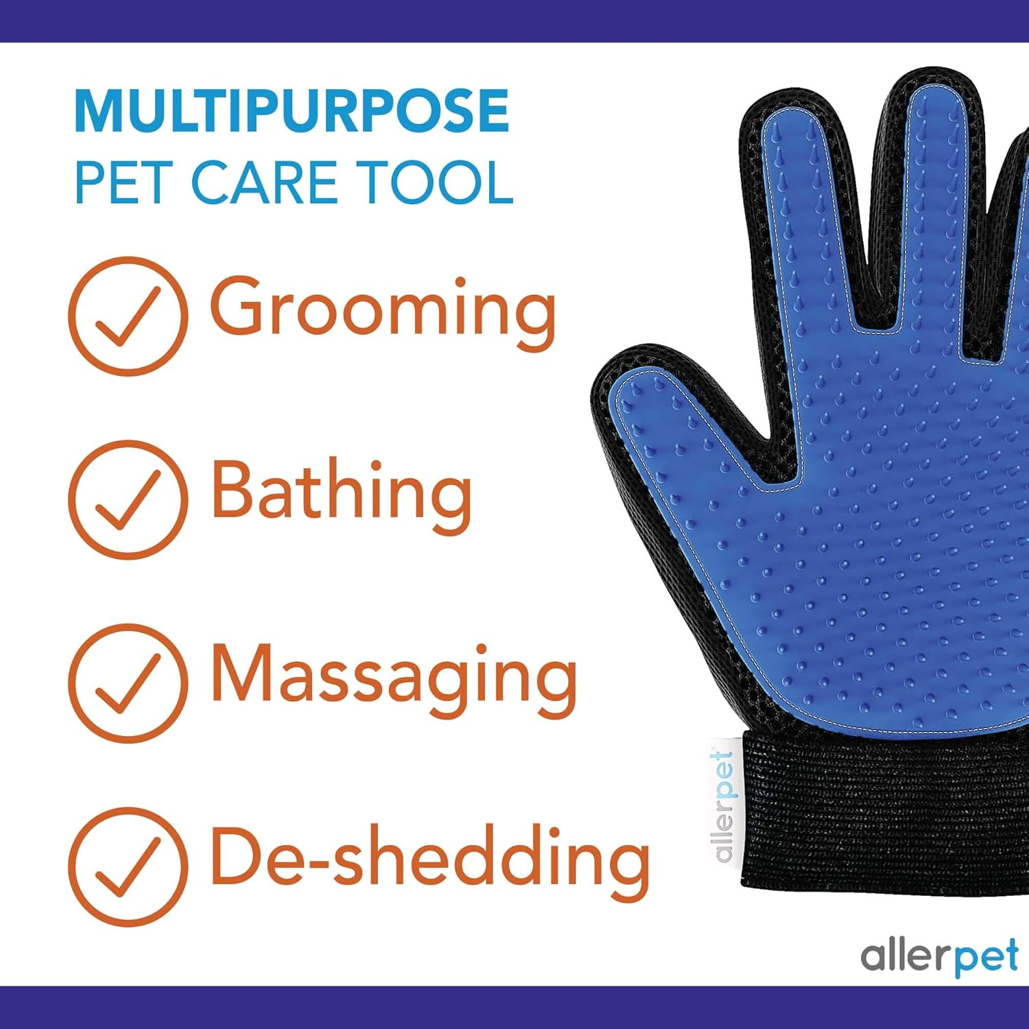 Cat Dander Remover Allerpet Anti Allergen Solution Grooming Gloves 12oz