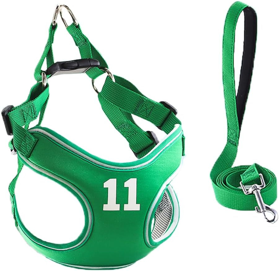 Cat Harness Leash Set Breathable Adjustable Mesh Vest