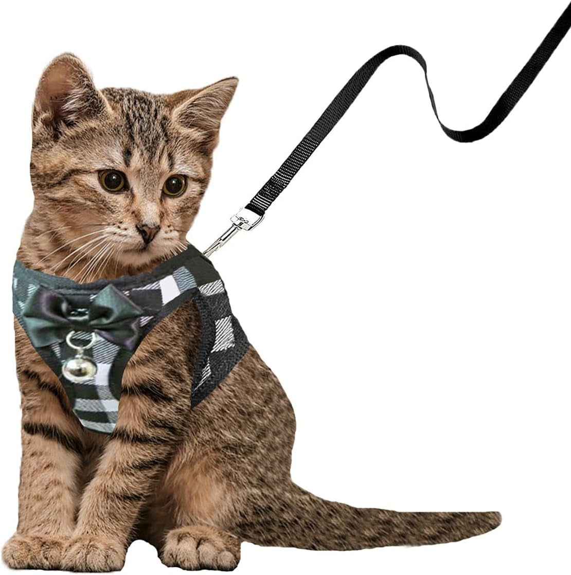 Cat Harness Leash Set Breathable Adjustable Mesh Vest