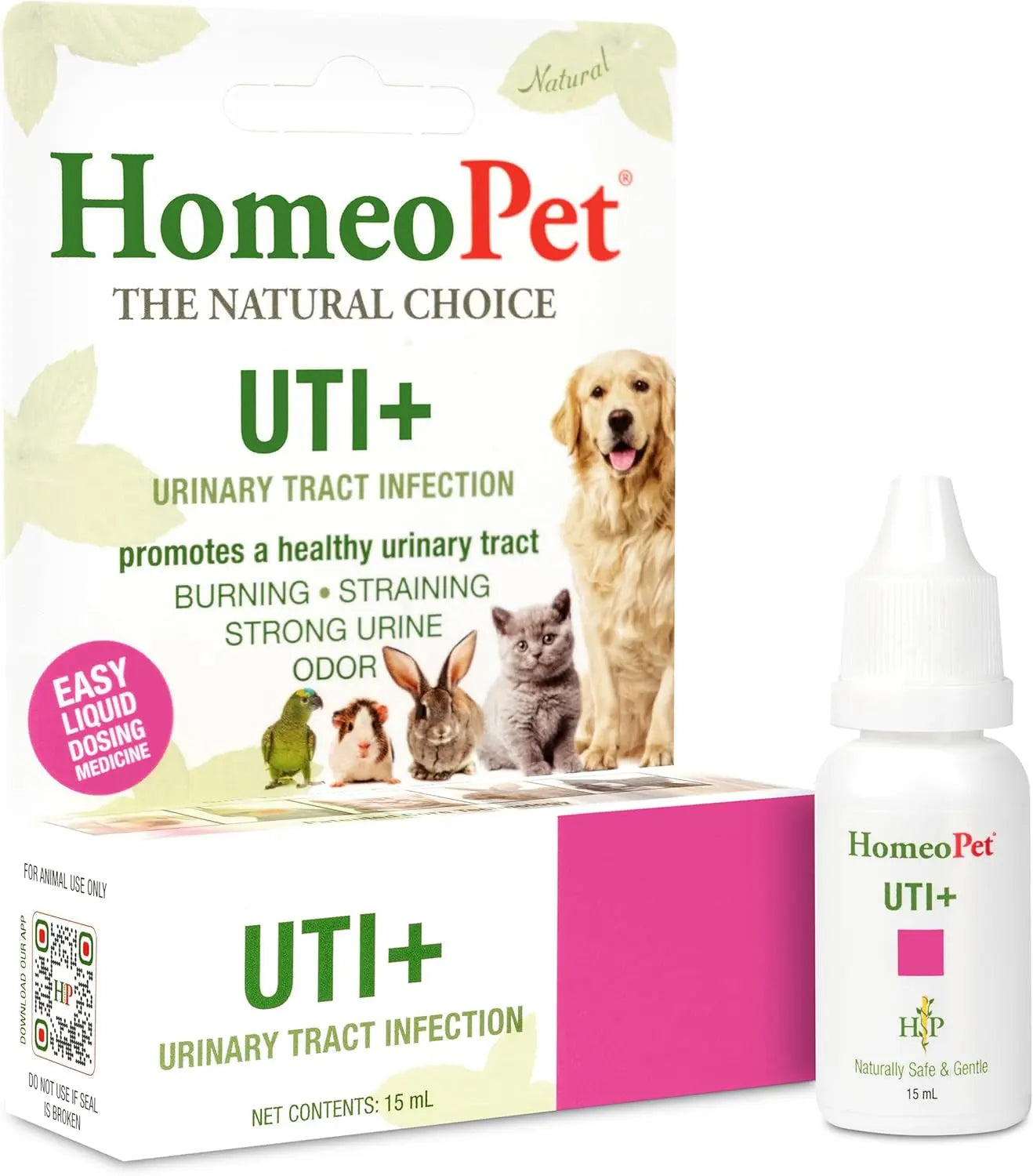 Cat UTI Relief Drops Natural Urinary Tract Support Supplement 15ml
