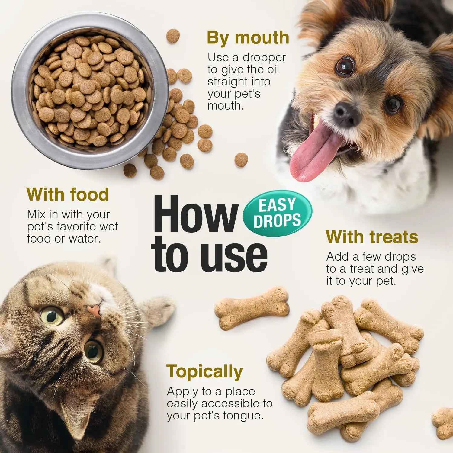Charlie & Buddy Hemp Oil for Dogs & Cats, Calming & Joint Support