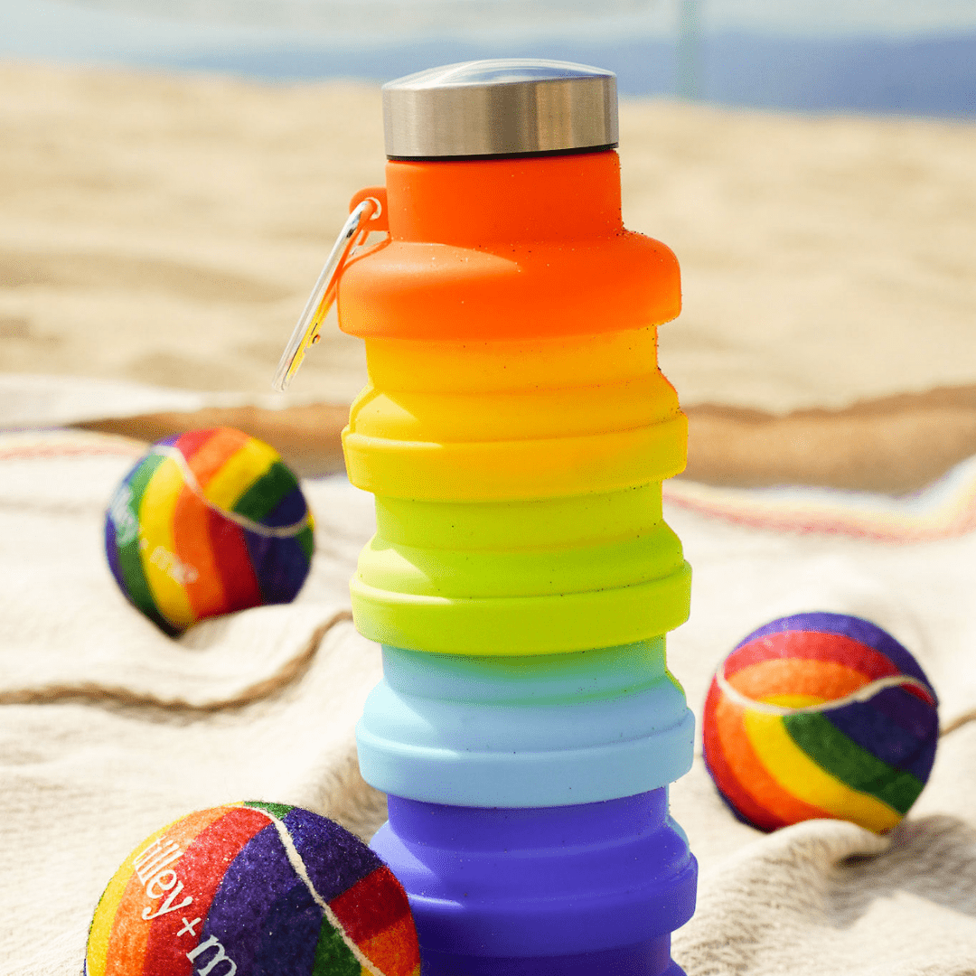Tilley + Me Collapsible Water Bottle – Leakproof & Travel-Friendly Design