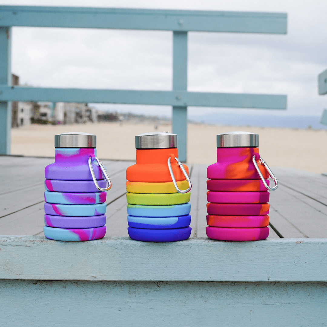 Tilley + Me Collapsible Water Bottle – Leakproof & Travel-Friendly Design