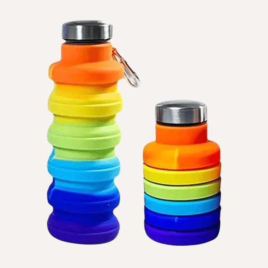 Tilley + Me Collapsible Water Bottle – Leakproof & Travel-Friendly Design