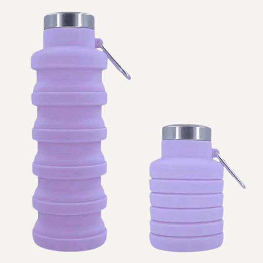 Tilley + Me Collapsible Water Bottle – Leakproof & Travel-Friendly Design