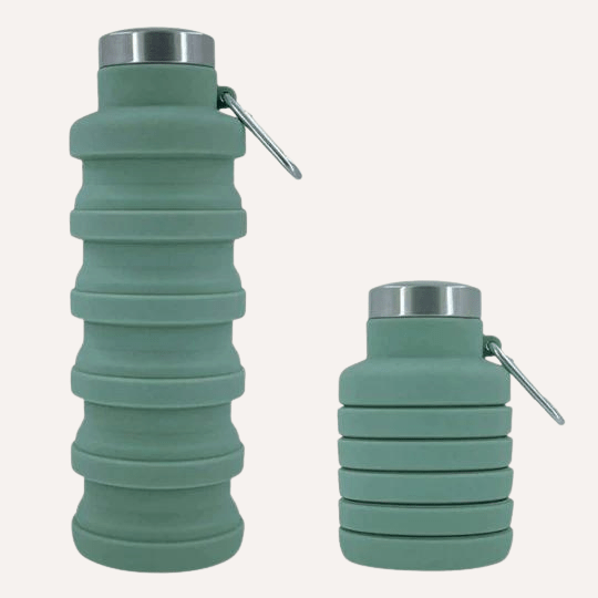 Tilley + Me Collapsible Water Bottle – Leakproof & Travel-Friendly Design