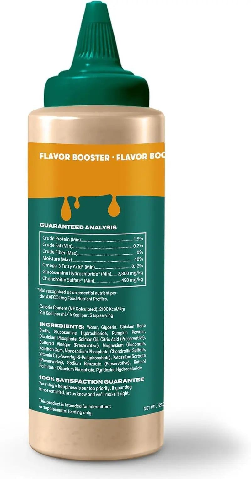 Dog Food Topper Sauce Chicken Bone Broth Flavor Booster No Fillers 2Pk