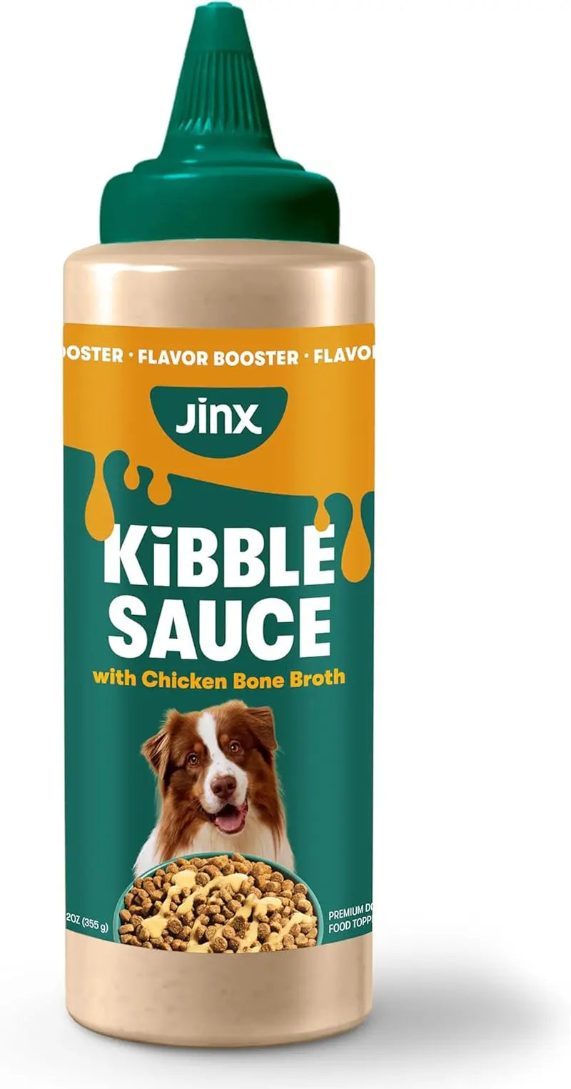 Dog Food Topper Sauce Chicken Bone Broth Flavor Booster No Fillers 2Pk