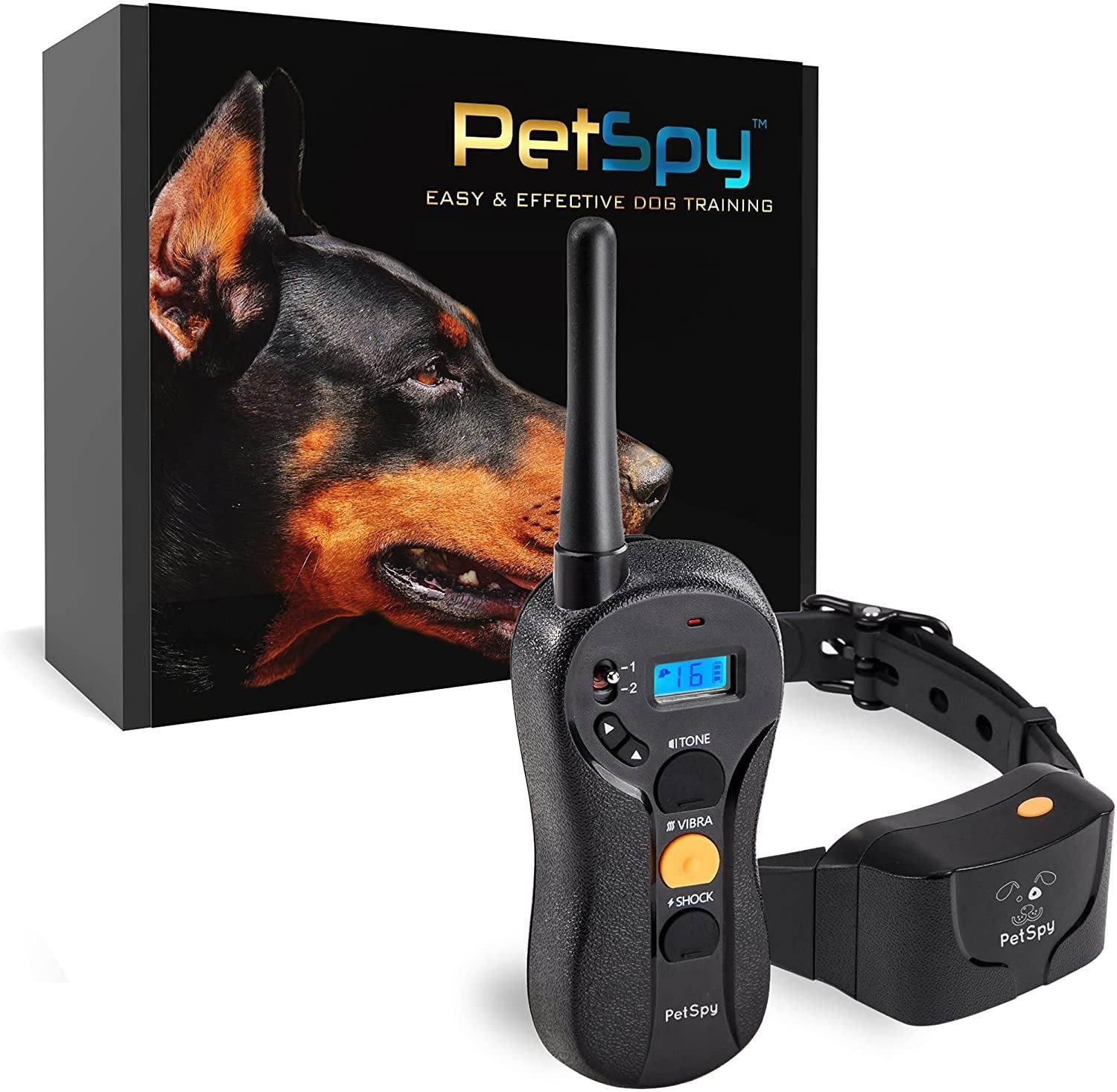 Dog Training Collar Remote Beep Vibration Shock Waterproof 1 or 2 Dogs