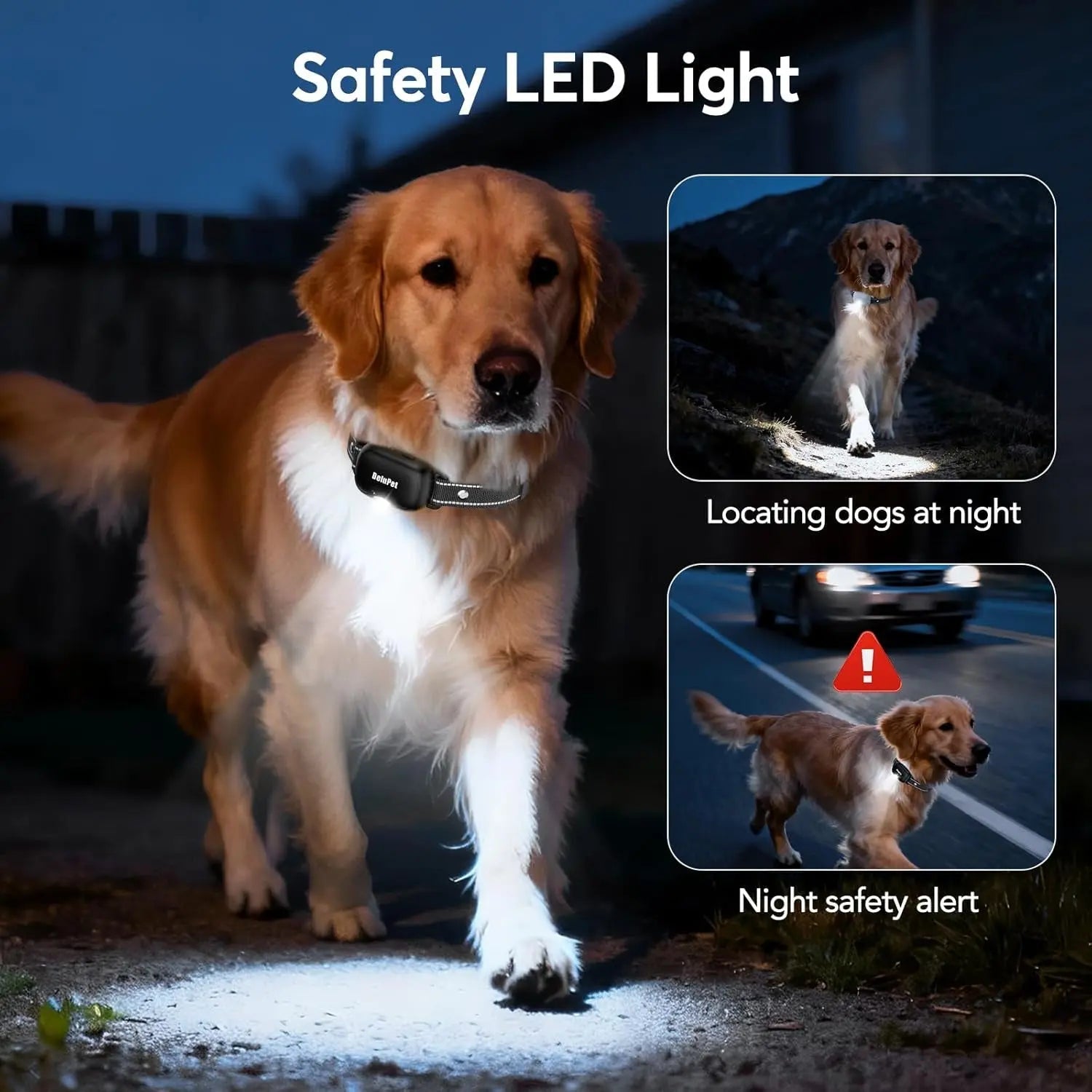 Waterproof Rechargeable Dog Training Collar – 4500ft Range, 2-Dog System