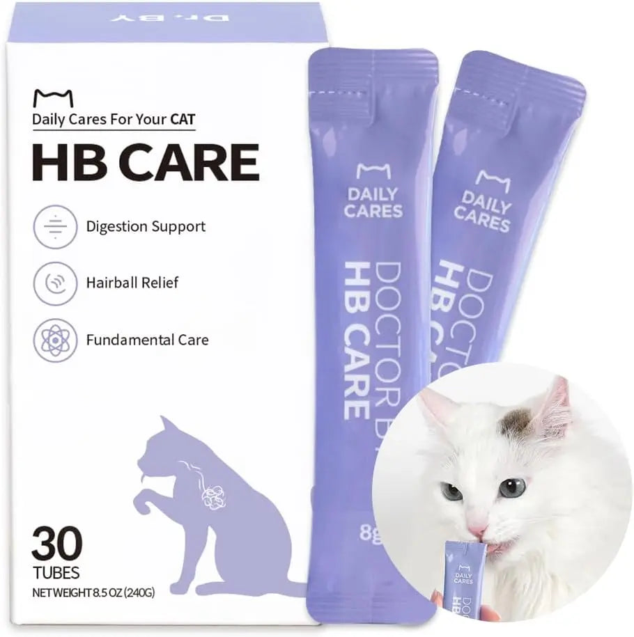 Dr.By Cat Hairball Care Lickable Supplement, Omega-3, 30 Ct