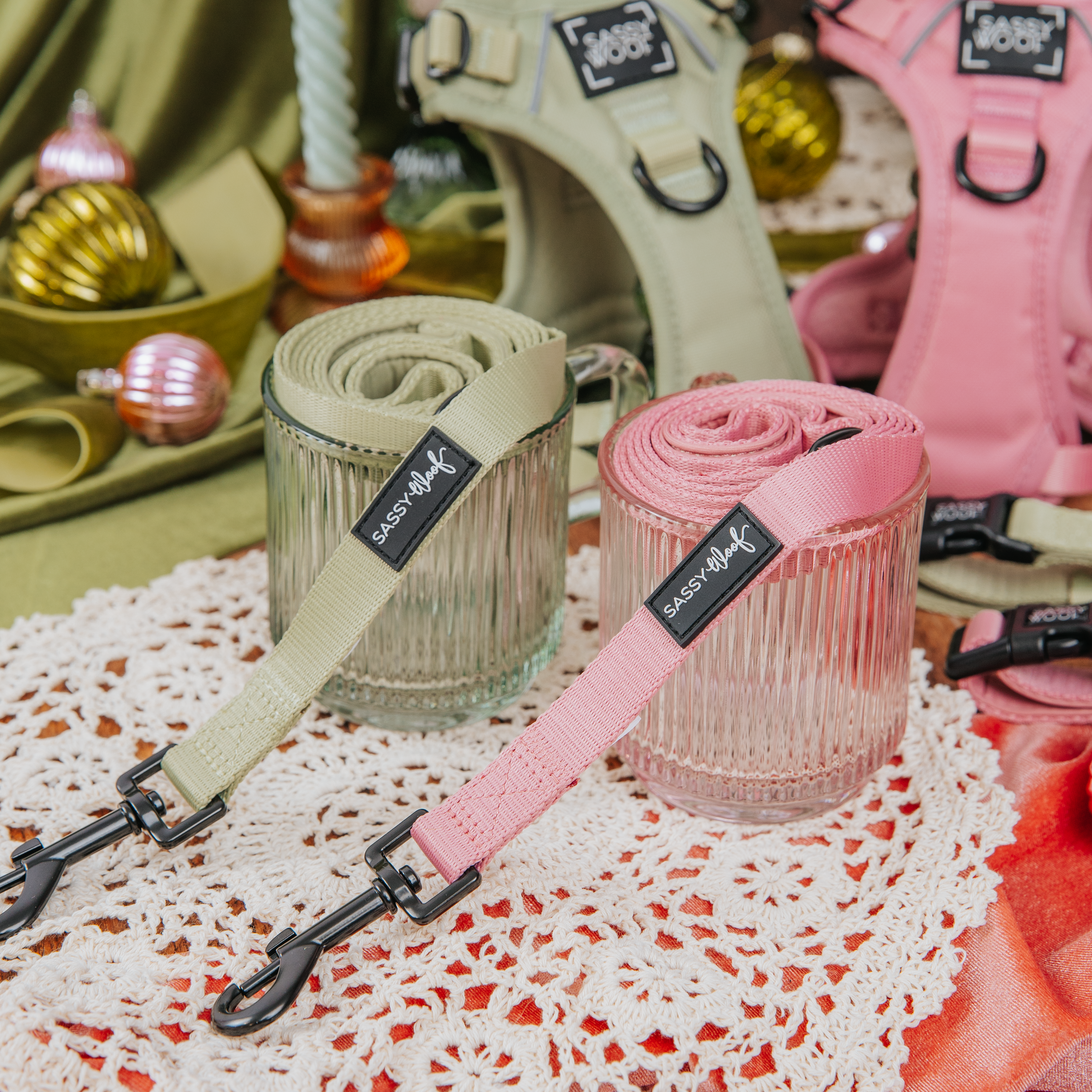 Dog Leash - Dusty Rose