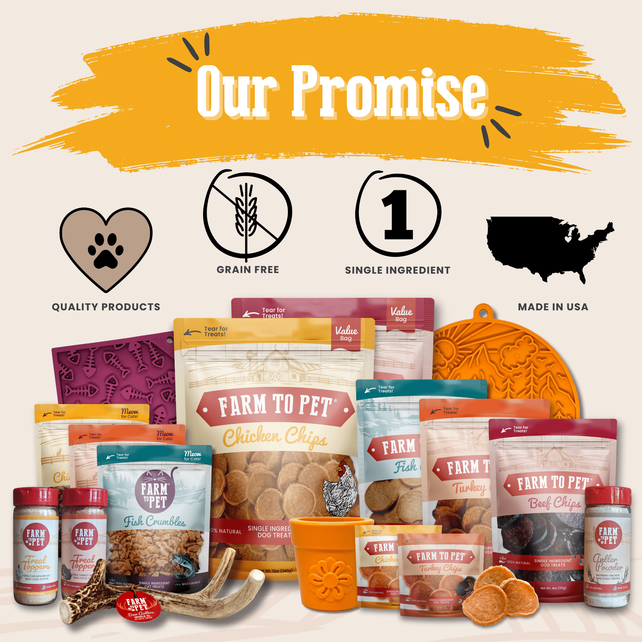 Treat Topper Antler Powder Dog Food Topper | Nutritional Supplement for Dogs and Cats