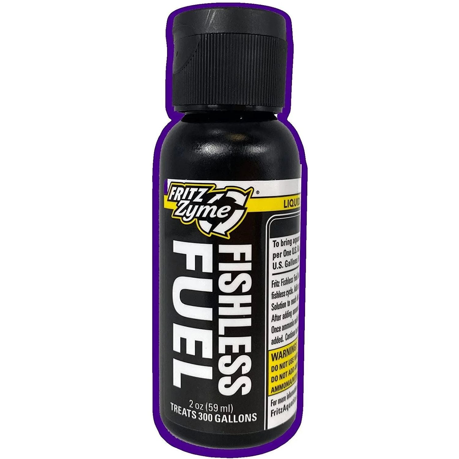 Fritz Aquatic Fishless Fuel Ammonia Solution 2oz. Treats 300 Gallons