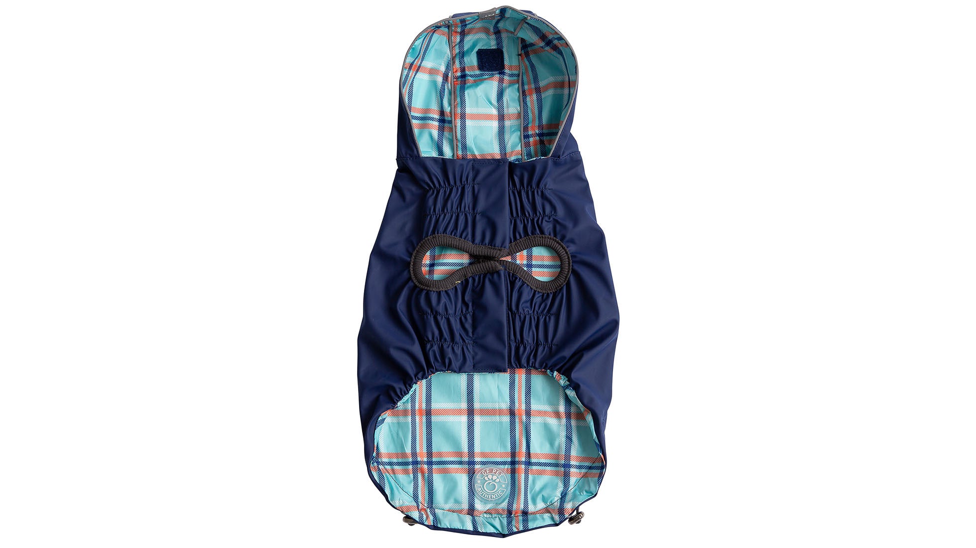 Gf Pet Navy Reversible Elasto-Fit Dog Raincoat, X-Large