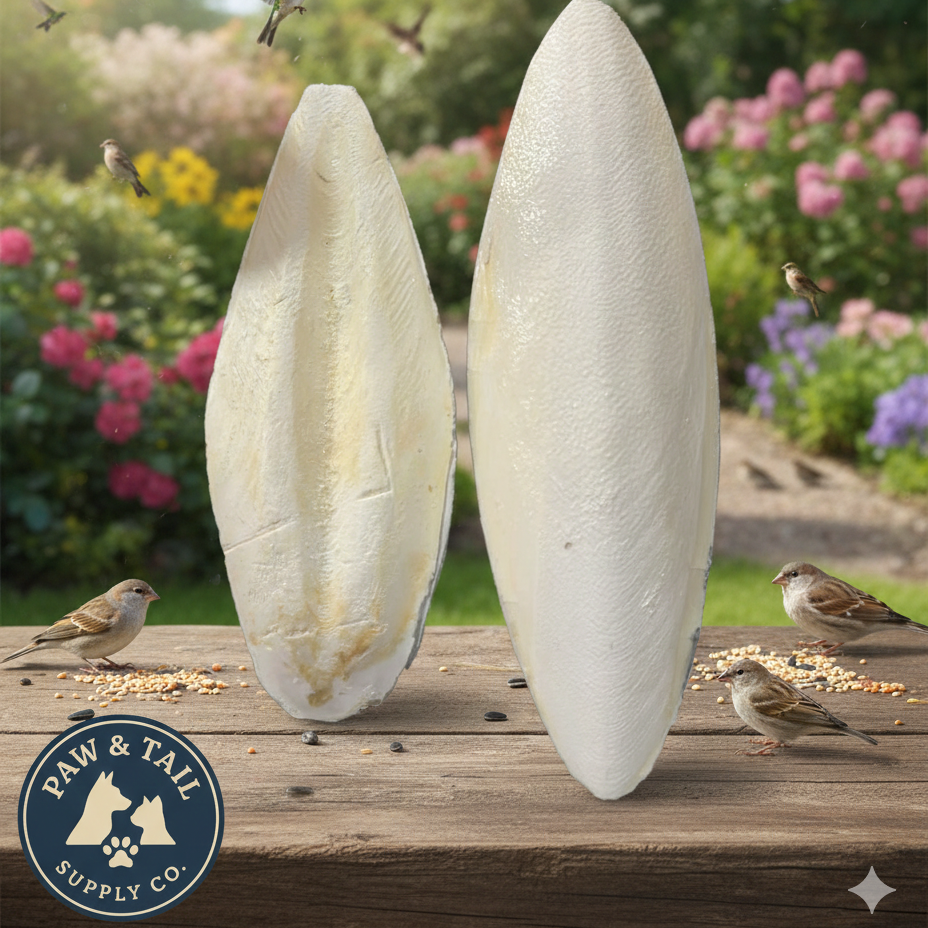 Cuttlebone Calcium Combo Pack 6” Natural Calcium for Birds & Reptiles