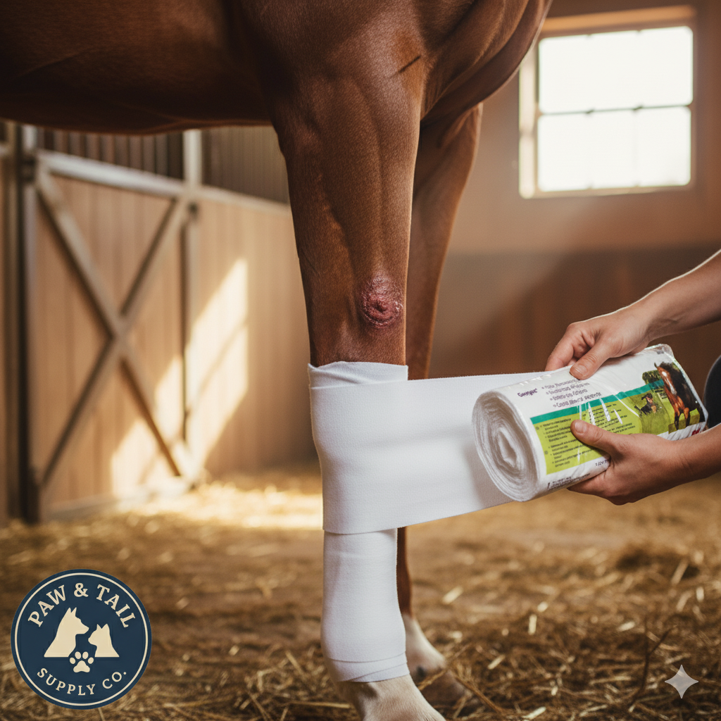 3M Gamgee Cotton Padding Medium 1 Roll Absorbent Veterinary Wound Dressing