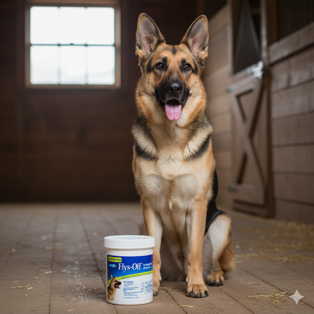 Farnam Flys-Off Repellent Ointment for Dogs & Horses Fly Protection 7 oz.