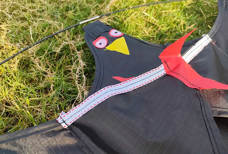 Outdoor Toys 47 Inch Bird Scaring Eagle Kite Without Rod Good Flying For Garden/Orchard/ Farm