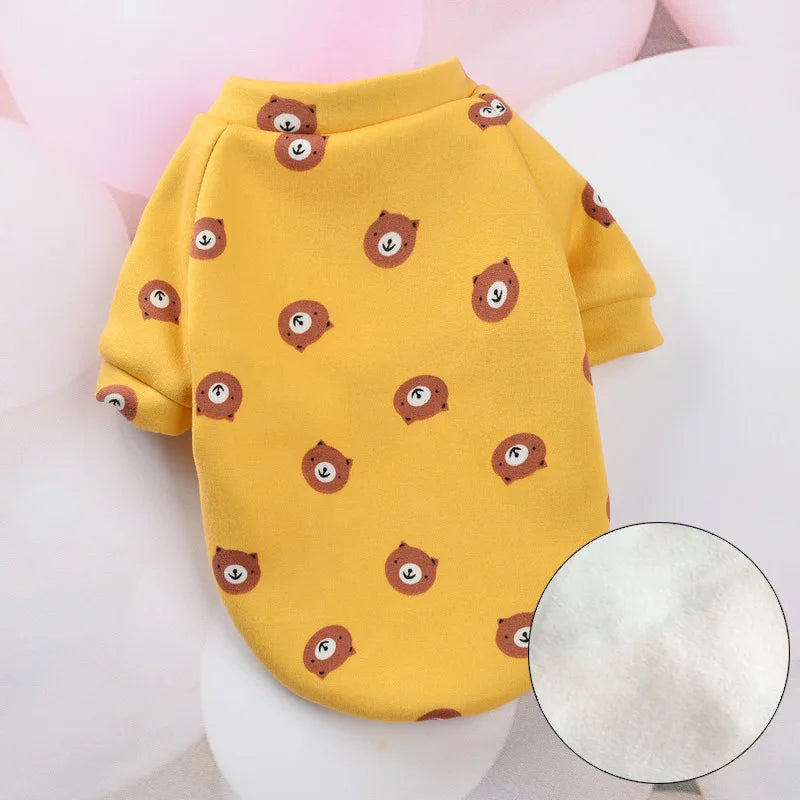 Sweet Pet Clothes for Cats Winter Warm Cat Costume Katten Gotas Kedi Sphynx Hoodie Sweater Puppy Dog Clothing Mascotas Products