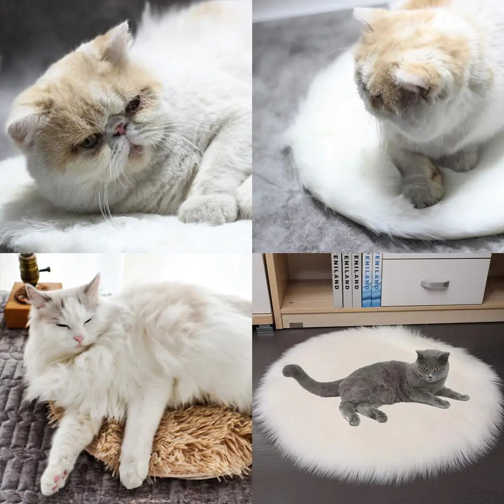 Winter Pet Electric Heating Pad Blanket Dog Cat Bed Plush Mat USB Charging For Travel