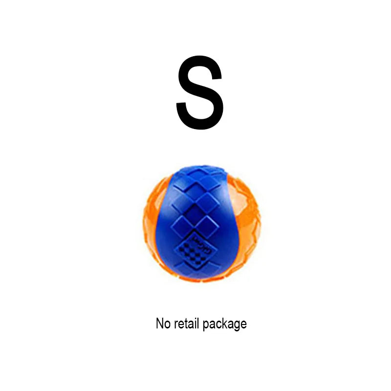 Pet Dog Puppy Squeaky Chew Toys Sound Pure Natural Non-toxic Rubber Outdoor Play Small Large Dogs Funny Ball for Dog Accessories
