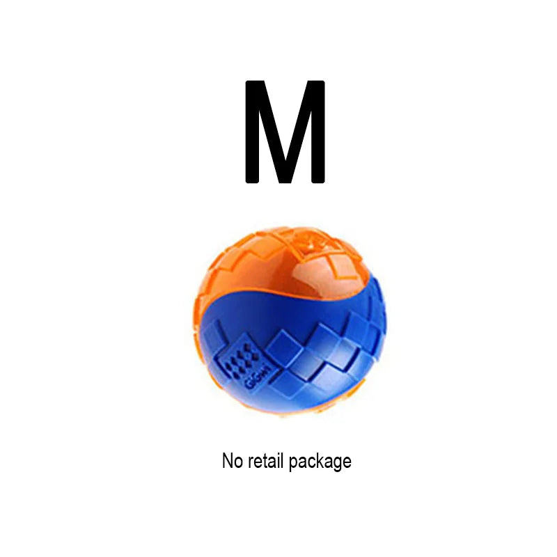 Pet Dog Puppy Squeaky Chew Toys Sound Pure Natural Non-toxic Rubber Outdoor Play Small Large Dogs Funny Ball for Dog Accessories
