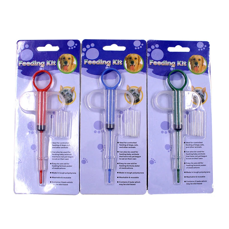 Portable Pet Water Feeder Pet Needle Feeding Kit Feeding Medicine Milk For Puppy Cat Dog Water Bottle Dog Accessories Tools