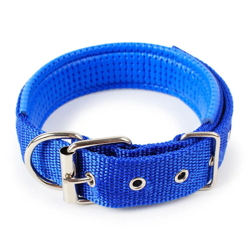 Adjustable Nylon Pet Dog Collar for Small Large Dogs Sturdy Puppy Big Dog Collars Pitbull Pug Products for Pets Honden Halsband