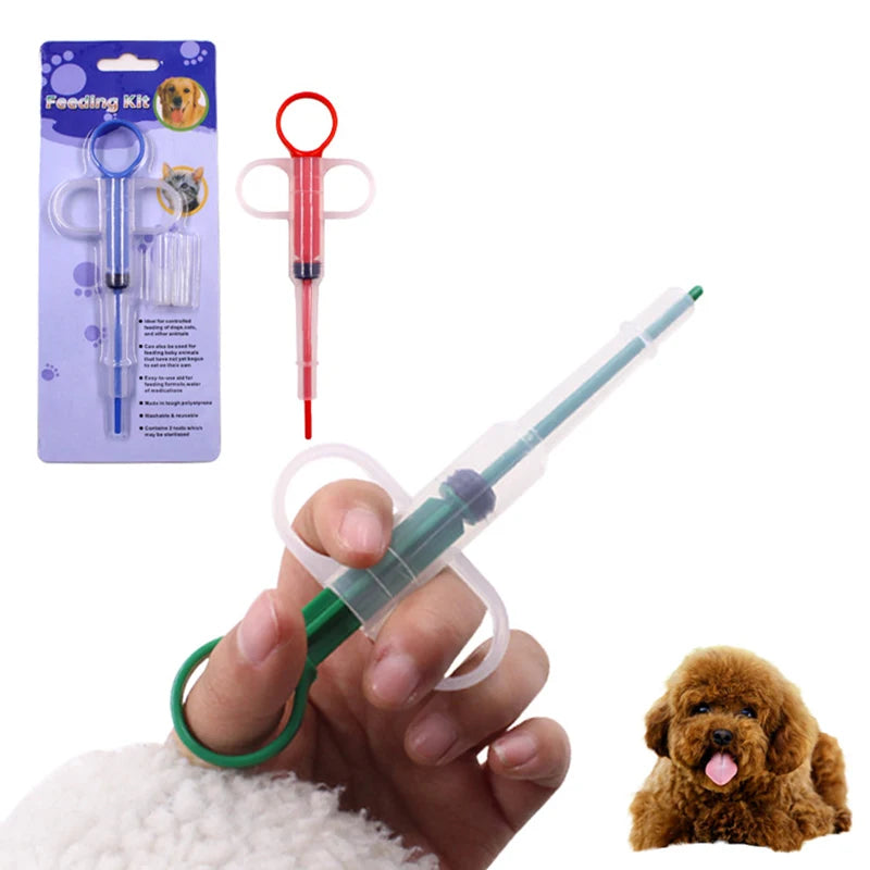 Portable Pet Water Feeder Pet Needle Feeding Kit Feeding Medicine Milk For Puppy Cat Dog Water Bottle Dog Accessories Tools