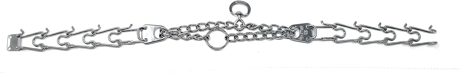Herm Sprenger Prong Dog Training Collar Chrome Steel Anti Pull Adjustable