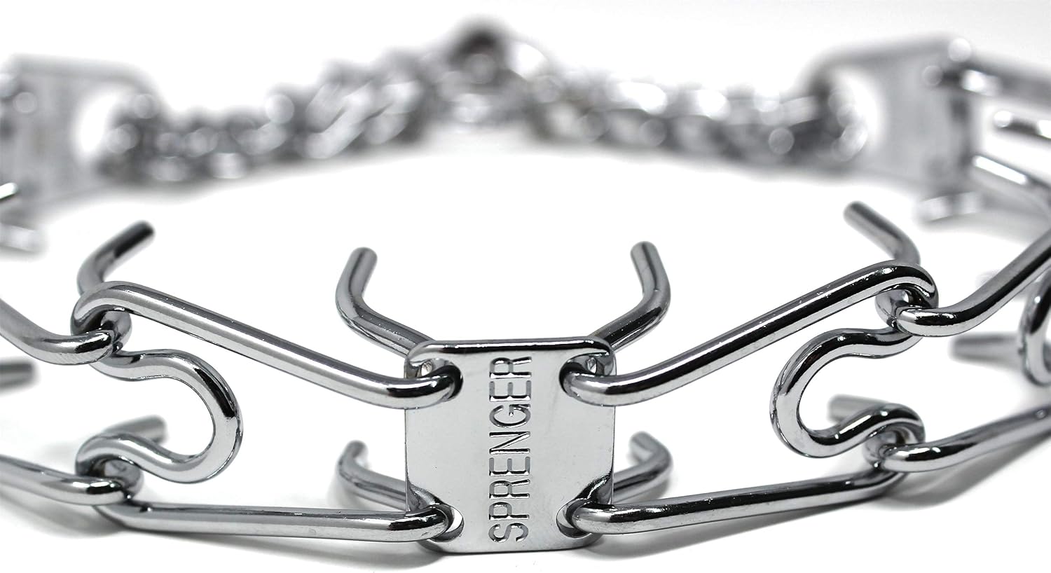Herm Sprenger Prong Dog Training Collar Chrome Steel Anti Pull Adjustable