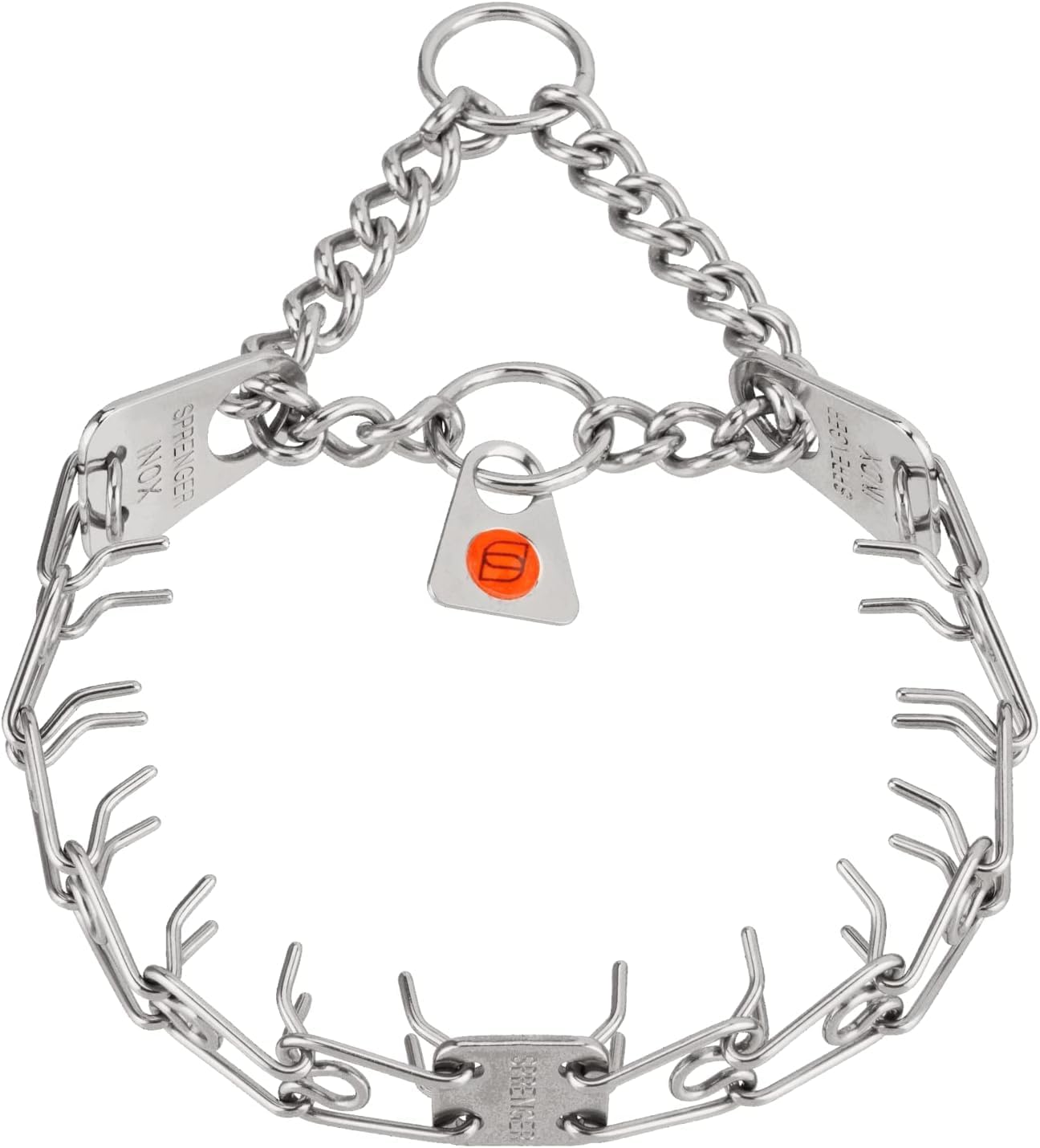 Herm Sprenger Prong Dog Training Collar Chrome Steel Anti Pull Adjustable