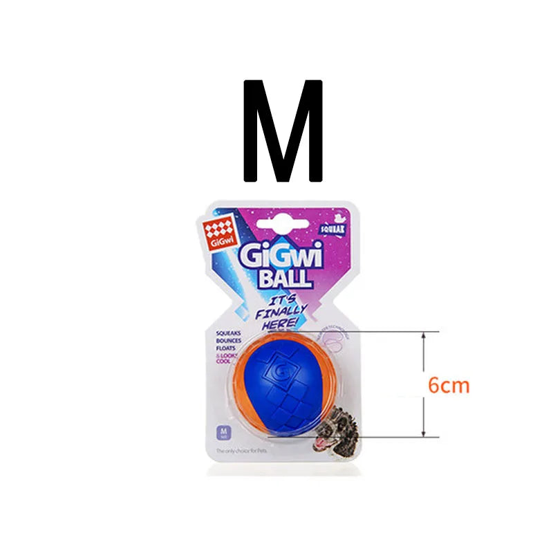 Pet Dog Puppy Squeaky Chew Toys Sound Pure Natural Non-toxic Rubber Outdoor Play Small Large Dogs Funny Ball for Dog Accessories