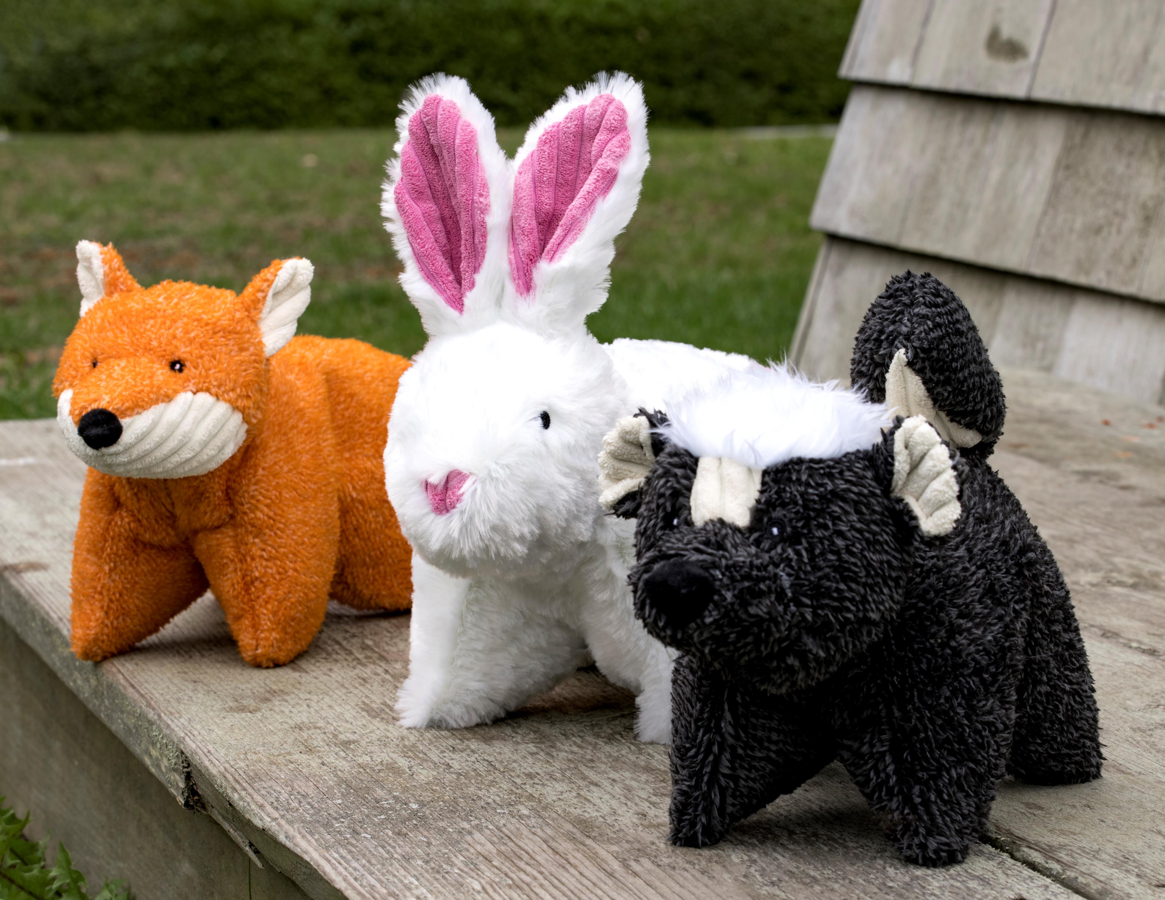 Squooshie™ Bunny Plush Dog Toy
