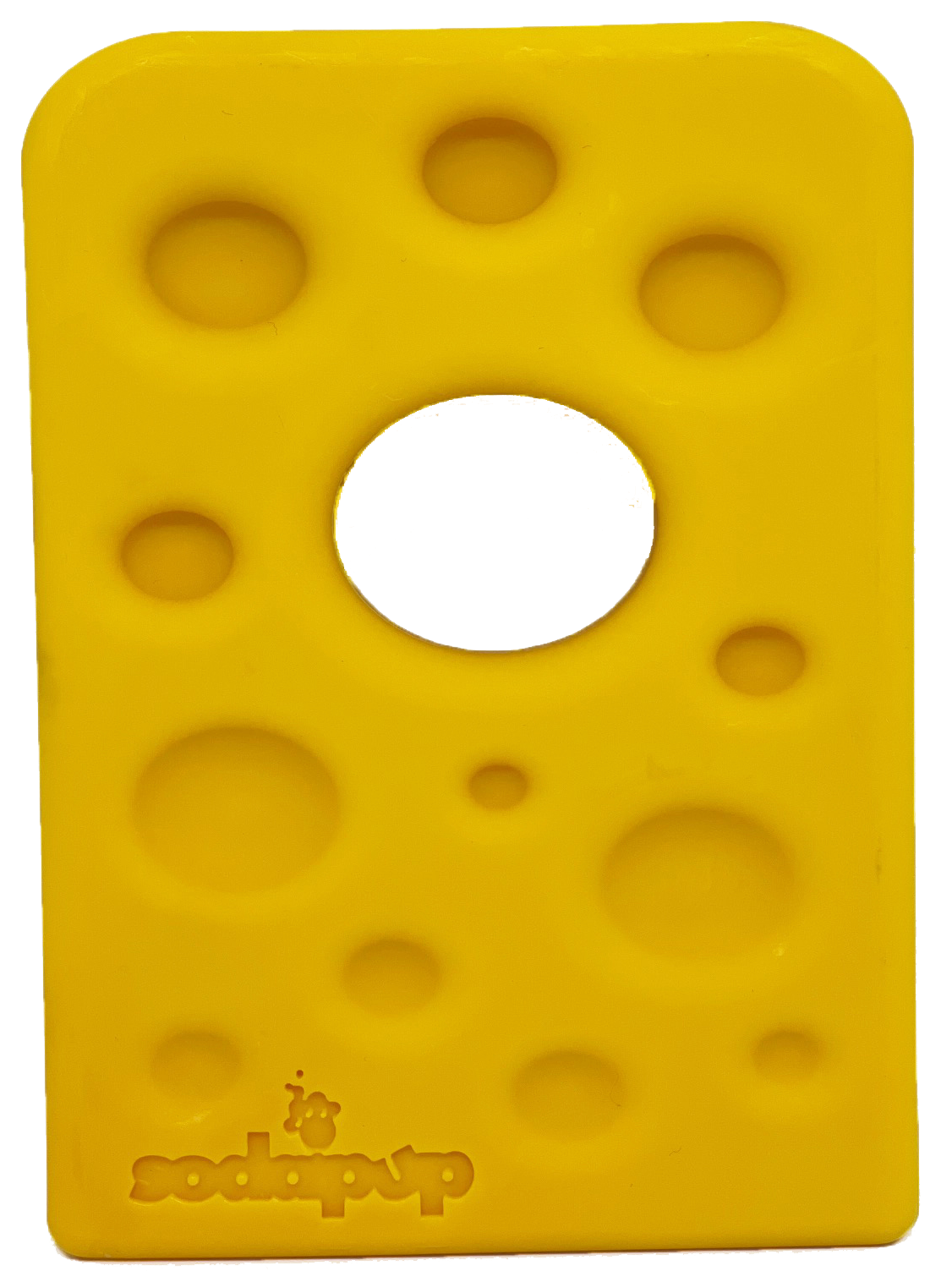 Swiss Cheese Wedge Nylon Dog Chew Toy for Aggressive Chewers | SodaPup
