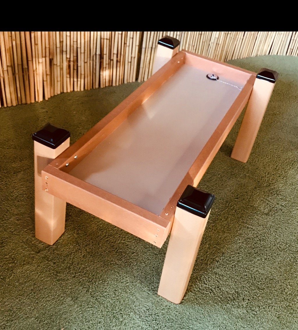 KSO-C4 Kids Station Outdoor Single Sand/Water Trough - Toddler