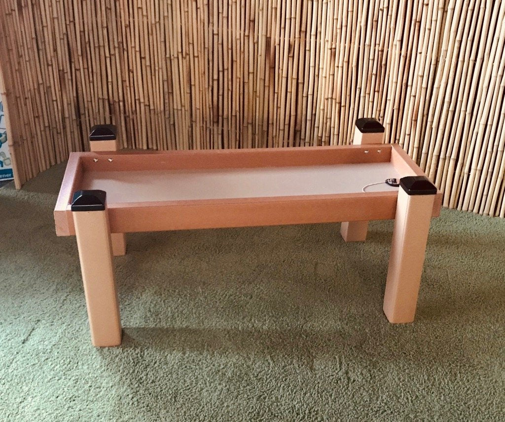 KSO-B4 Kids' Station Outdoor Grow With Me Single Adj Sand/Water Trough 18"-23" Surface Mount