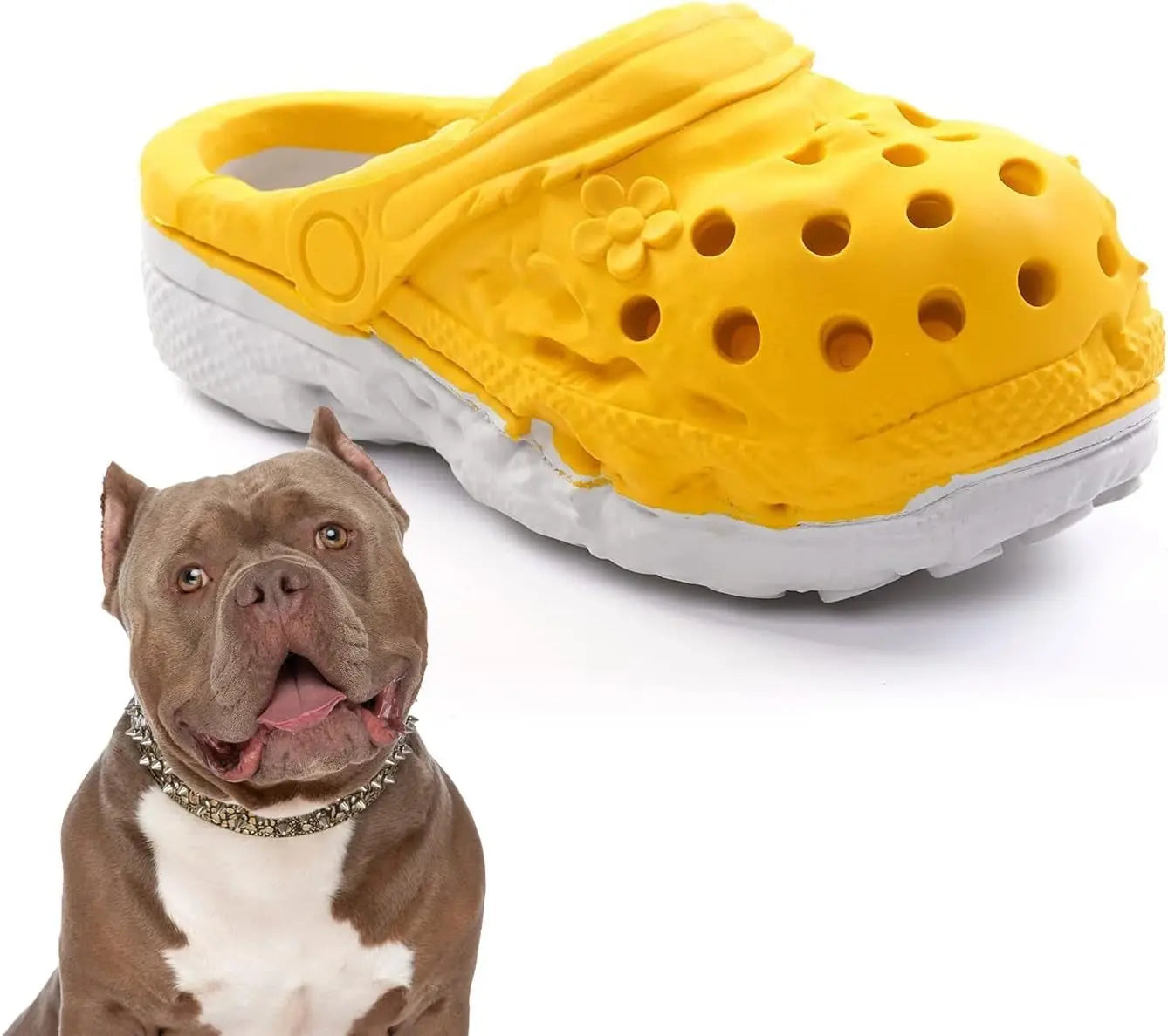 Indestructible Dog Shoe Chew Toy for Aggressive Chewers Rubber