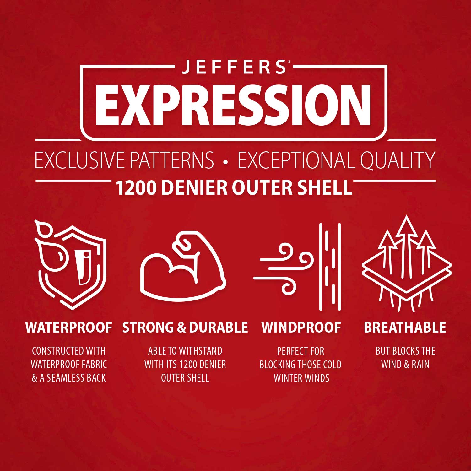 Jeffers Expression 1200 Denier Standard Neck Turnout Horse Blanket, 240 Gram