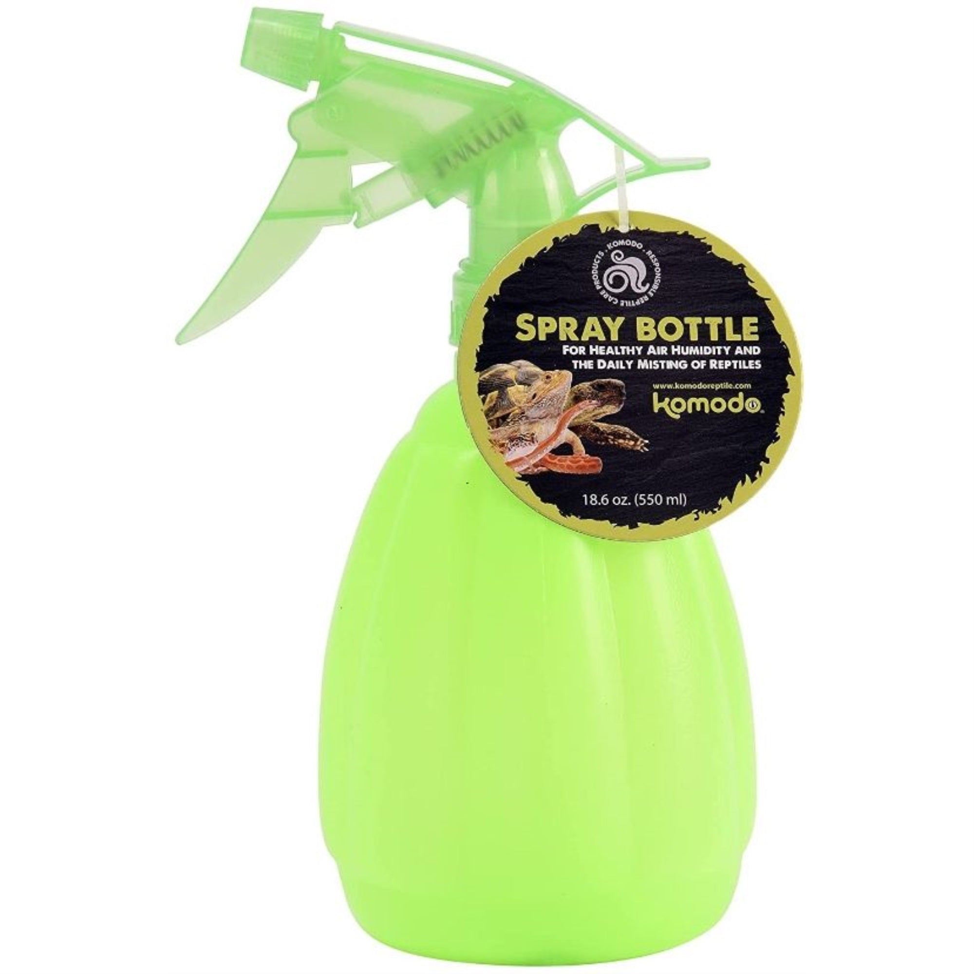 Komodo Spray Bottle | Perfect For Misting Amphibians And Reptiles | Helps Maintain Air Humididty | 550 Milliliter