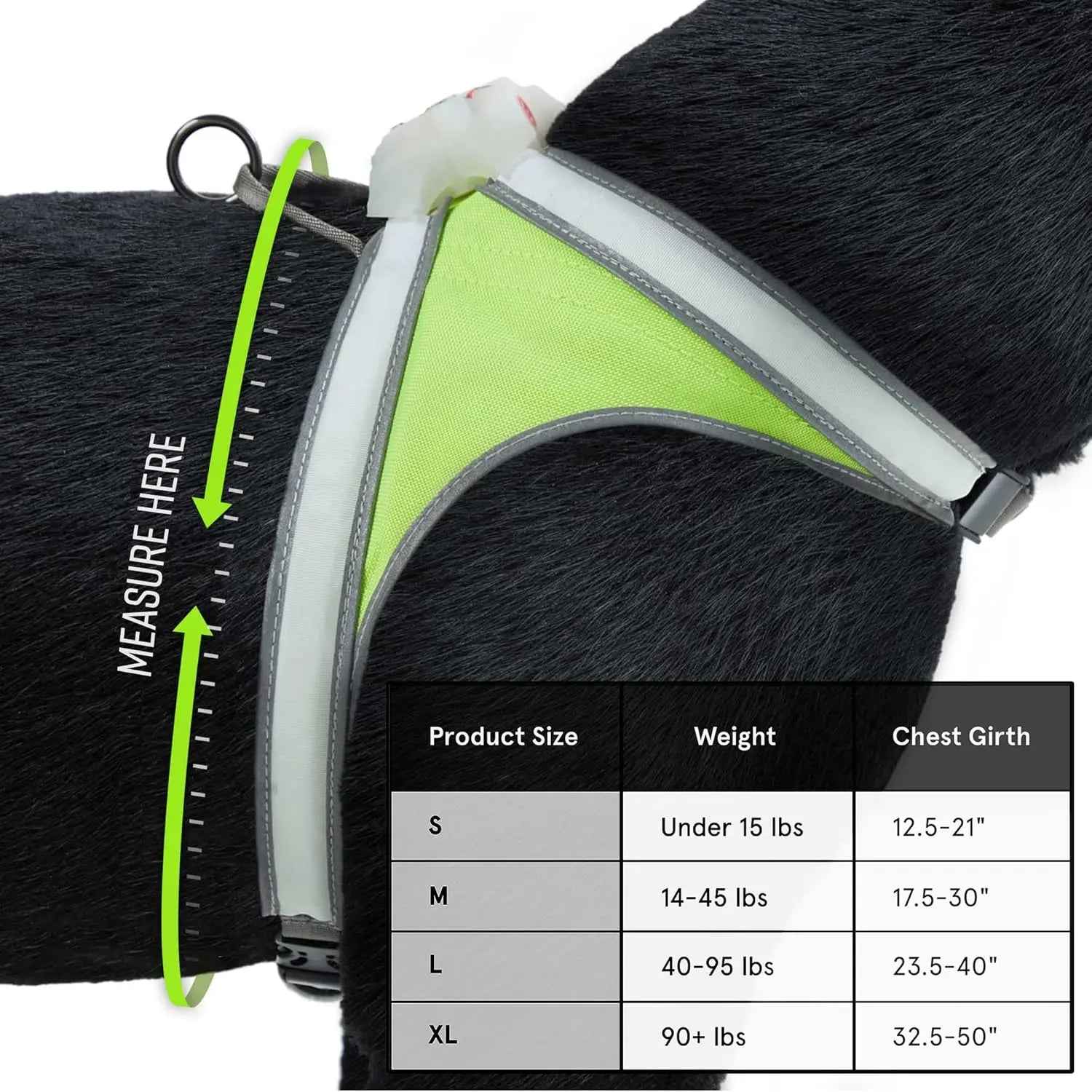 LED Light-Up Dog Harness – USB Rechargeable Reflective Safety Vest